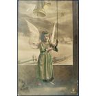 Детская рождественская фотооткрытка. Германия. Начало 20-го века.