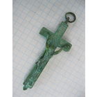 Энколпион католический. Бронза, литье.