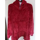 Плюшевое худи, новое, оверсайз