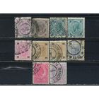 Австро-Венгрия Имп 1899 Франц Иосиф I Стандарт гаш Вена Грац Прага Ней-Зандец (Новы-Сонч) Польша#69-70,72,74-6,81-2