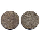 Орт (1/4 талера) 1623, Сигизмунд III Ваза, Гданьск. Ав. - удалены цифра обозначения номинала 1-6, окончание легенды 'R:PR.'