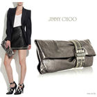 Женский оригинальный Клатч-сумочка_Jimmy Choo_Chandra_Нат.кожа_London_Такой же как на первом фото,-только бежевого цвета_НОВЫЙ_!