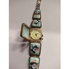 Часы Чайка финифть (новые, идут), без МЦ!!