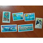 ЭКОЛОГИЯ, ЗАПОВЕДНИКИ (6 чистых марок СССР)