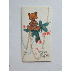 Искринская с новым годом 1960-е   8х14 см