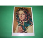 Живопись Венецианов Девушка в платке 1983 год чистая