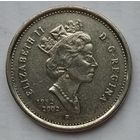 Канада 25 центов 2002 г. 1952-2002. 50 лет правления Королевы Елизаветы II