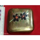 Старинная латунная коробочка,Хорошая!!!