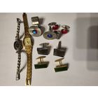 Часы, запонки