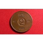 2 эре 1953. Швеция.