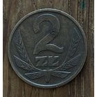2 Злотых Польша 1975г.