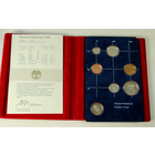 Нидерланды, годовой набор монет (Голландия) 1991 год, 5+10+25 центов 1+2,5 гульдена + жетон, Proof.