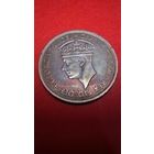 1/12 Шиллинга 1945 Джерси (Великобритания). Георг Вялый. Медь. Супер Штемпельный Нульц. (6)