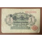 Банкнота 1 марка 1914 год. Германская империя.