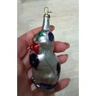 Елочные игрушки, стекло, кот, кошка