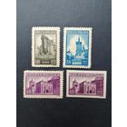 Польша 1945 Полная серия марок "Виды Гданьска (Danzig)" (чистая**) Mi.410-411,412А,412В каталог 4.10 евро