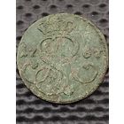 Польша 1 грош 1767 г. Станислав Август Понятовский (G), без мц.