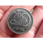 Фиджи.20 центов.2009. С 20 копеек. Распродажа коллекции. Смотрите другие лоты.