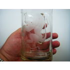 Пивной бокал из СССР. "ЛЬВОВ" Гравировка по стеклу. Не травление.