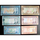 Туркменистан 1 5 10 20 50 100 манат 1993 - 1995 UNC Туркмения 6 банкнот
