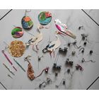 Самодельные елочные игрушки. Аксессуары к елочным игрушками. СССР.