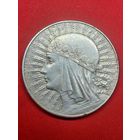 10 злотых 1932 года. Ядвига красивая в коллекцию. С рубля , без м.ц. См. др. мои лоты.