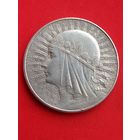 10 злотых 1932 года. Ядвига красивая в коллекцию. С рубля , без м.ц. См. др. мои лоты.