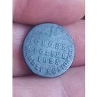 1 грош 1825 г., с 1 рубля , без мц