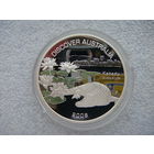1 доллар 2008. Австралия. Какаду. Серия "Откройте для себя Австралию". Серебро 999