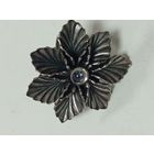 Кольцо, Испания,винтаж,серебрение,вставка стекло