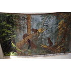 С 1 руб Ковёр УТРО В СОСНОВОМ ЛЕСУ 1950-ые Германия Оригинал + ПОДАРОК Читайте описание и смотрите фото