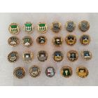 Значки. Города из серии Древняя Русь, Древний герб. Пенза, Курск, Городище, Томск, Липецк, Иркутск, Омск, Липецк, Сосница, Тамбов и др. Цена указывается за один значок.  #-III-03