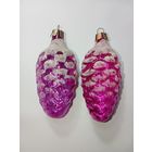 Ёлочная игрушки -  шишки  . СССР . С рубля