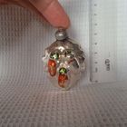 Ёлочная старая игрушка 14-2. Жёлуди на листиках