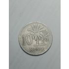 Нигерия  10 Кобо 1974 года .
