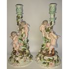 Старинные фарфоровые подсвечники. Thuringen