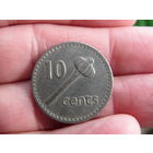 Фиджи.10 центов.1969. С 20 копеек. Распродажа коллекции. Смотрите другие лоты.