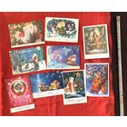 Открытки С Новым годом 1970-е  года цена за все