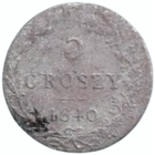 Царство (Королевство) Польское. 5 грошей 1840. Серебро.