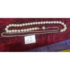 Старинные бусы с серебряным элементом Ag835. Недорого. Привезены из Англии. (#2)