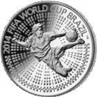 РЭСПУБЛІКА БЕЛАРУСЬ 1 РУБЕЛЬ 2013 "Чэмпіянат сьвету па футболе 2014 года. Бразылія"