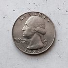 1/4 доллара (квотер) 1982(Р) года США.