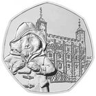 Великобритания 50 пенсов, 2019 Паддингтонский медведь /у Тауэра/ UNC