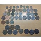 Медные монеты эпохи Николая 2. 38 штук. Номиналы, года.