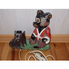 Светильник СССР, советский ночник детский- Мишка СССР