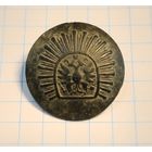 Пуговица молодова офицера. Кадета военного училища. Орёл в лучах. Не частая.