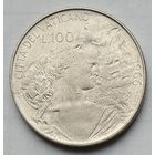 Ватикан 100 лир 1966 г.