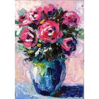 Картина мастихином, масло