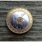 Werty71 Мавритания 20 угий 2018 Исламская Республика Мавритания верблюды Биметалл Триметалл