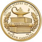 США 1 доллар, 2021 D Северная Каролина Первый государственный университет UNC